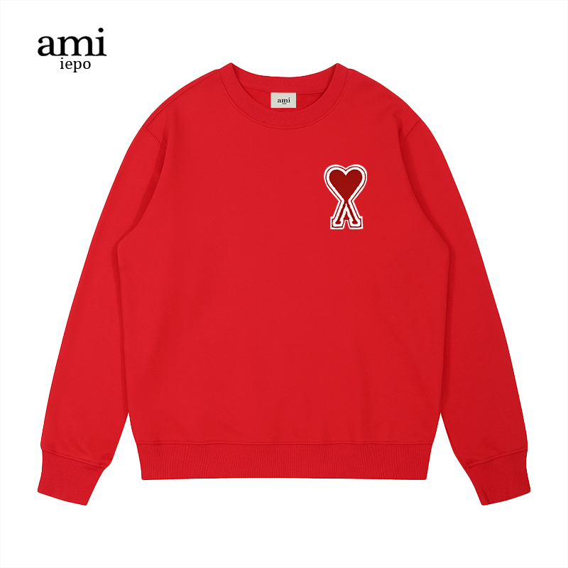 AMI时尚休闲宽松圆领卫衣