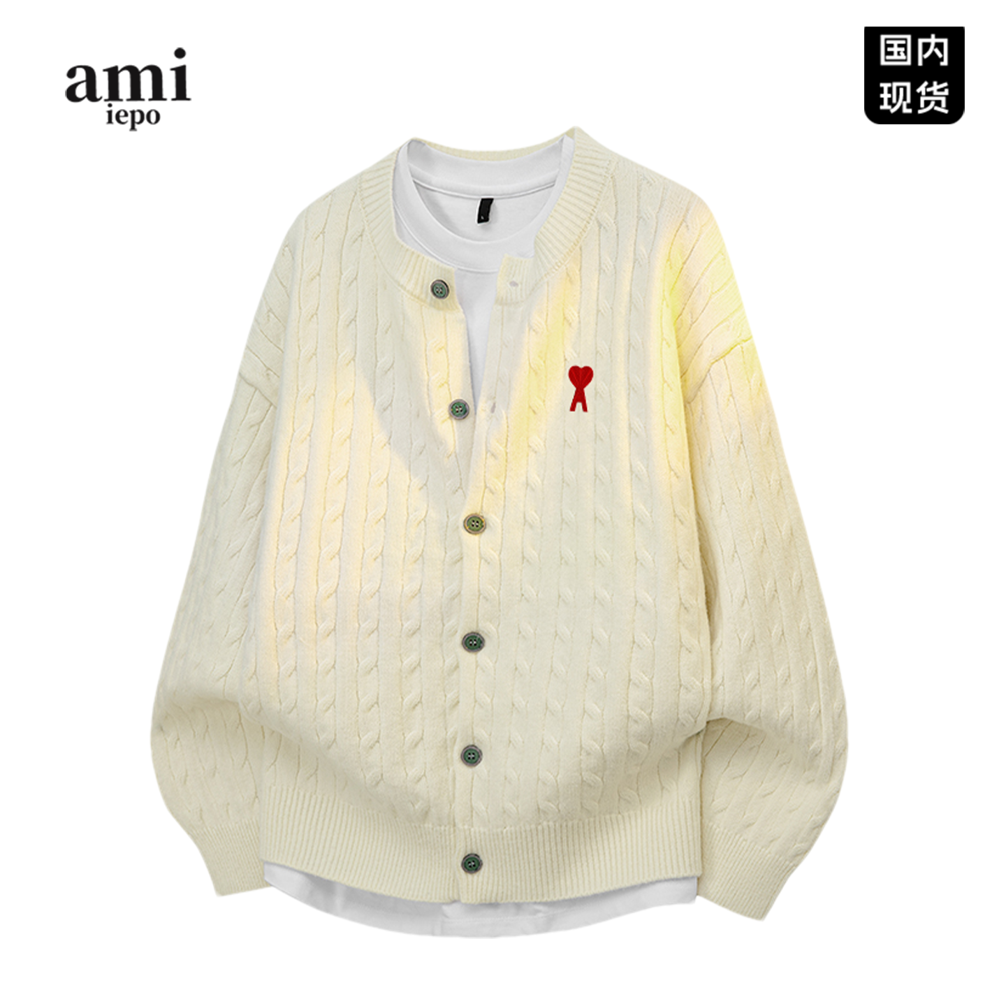 【官网现货】百搭刺绣针织开衫