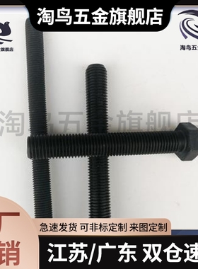 12.9级加长全牙外六角全螺纹螺栓螺杆 M16*150x180x200x250