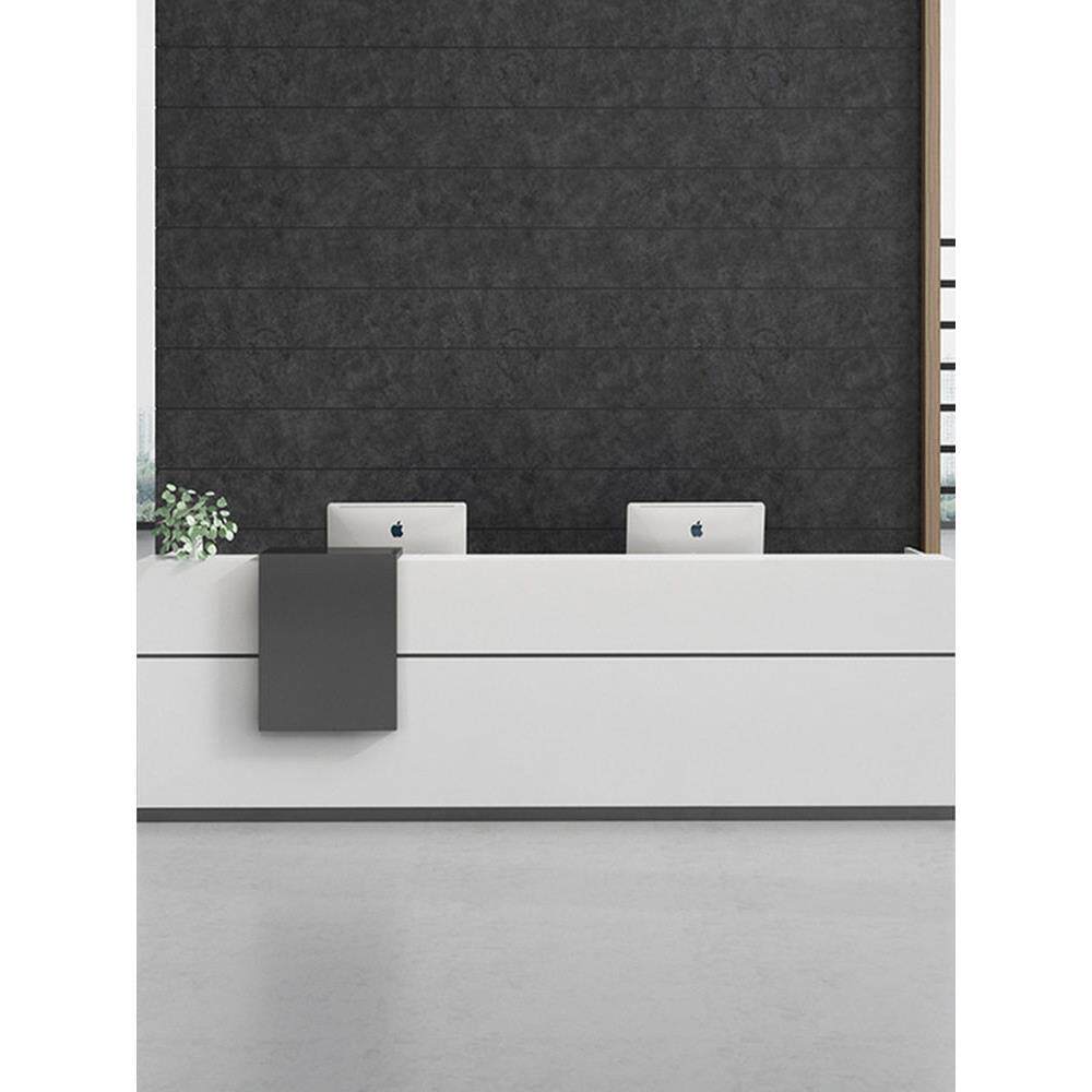 公司前台接待台美容院收银柜吧台 易至汽车定制款