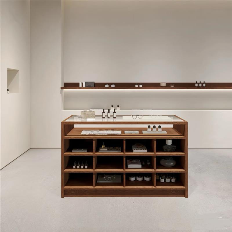 服装店中岛台展示柜女装店饰品珠宝包包流水台靠墙精品格柜展示架