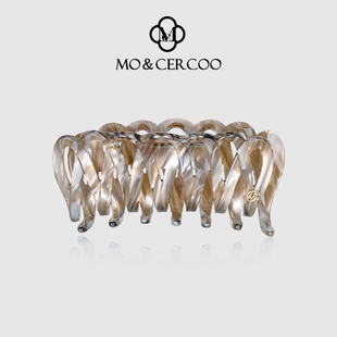 MoCercoo醋酸板材大号抓夹2024新款 高级感发抓鲨鱼夹盘发半发夹