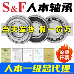 S&F人本轴承6203 6204高速6205正品6206大全6201 6202 6309 6308