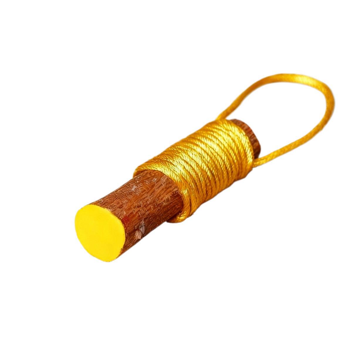 招才桃木挂件随身携带东南枝野生老桃木棍挂件随身金黄色