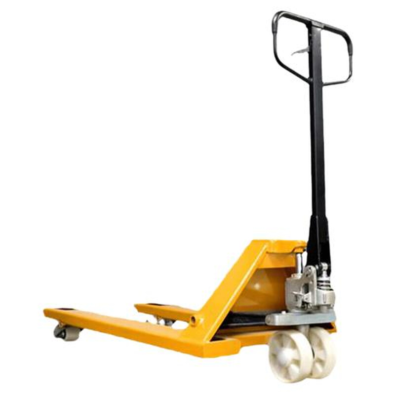 极速厂销加长加宽手m动液压堆高机2吨3t5吨手推堆高机地牛拖板车