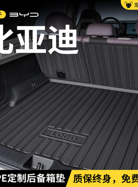 适用于比亚迪秦PLUSDMI宋L/PRO汉EV海鸥PLUS元UP唐DMI后备箱垫05L