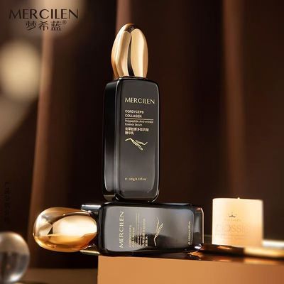 梦希蓝虫草胶原多肽抗皱精华水乳