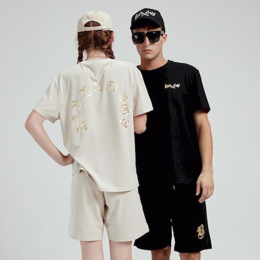 【娜娜粉丝专属90】BAD BOY 夏季短裤T恤套装BZN23053