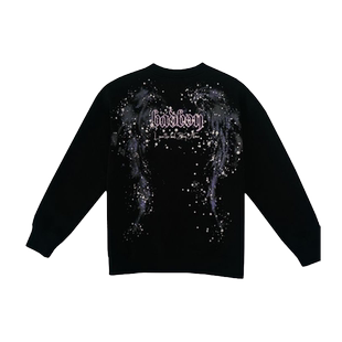 BOY BAD 晕染翅膀印花烫钻圆领卫衣BDZ25033 专柜严选033