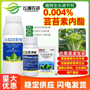 兰月奔福0.004%芸苔素内酯蔬菜白菜健壮植株增产收植物生长调节剂