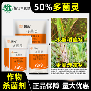 国光多菌灵植物花卉家用杀菌剂月季黑斑病多肉烟煤黑腐病花药