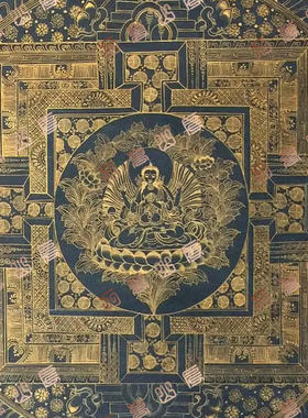 D164菩萨Bodhisattva唐卡绘画高清电子图片喷绘临摹素材