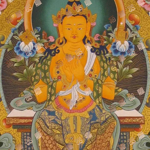 D231菩萨Bodhisattva唐卡绘画高清电子图片喷绘临摹素材