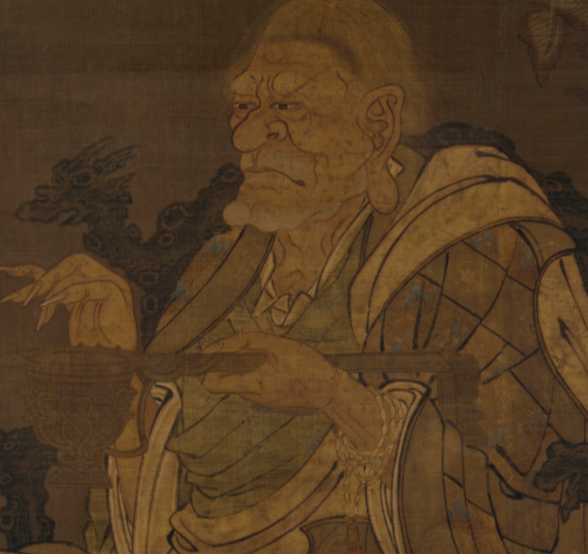元 吴道子 罗汉像 超高清电子图片装饰喷绘鉴定临摹国画素材