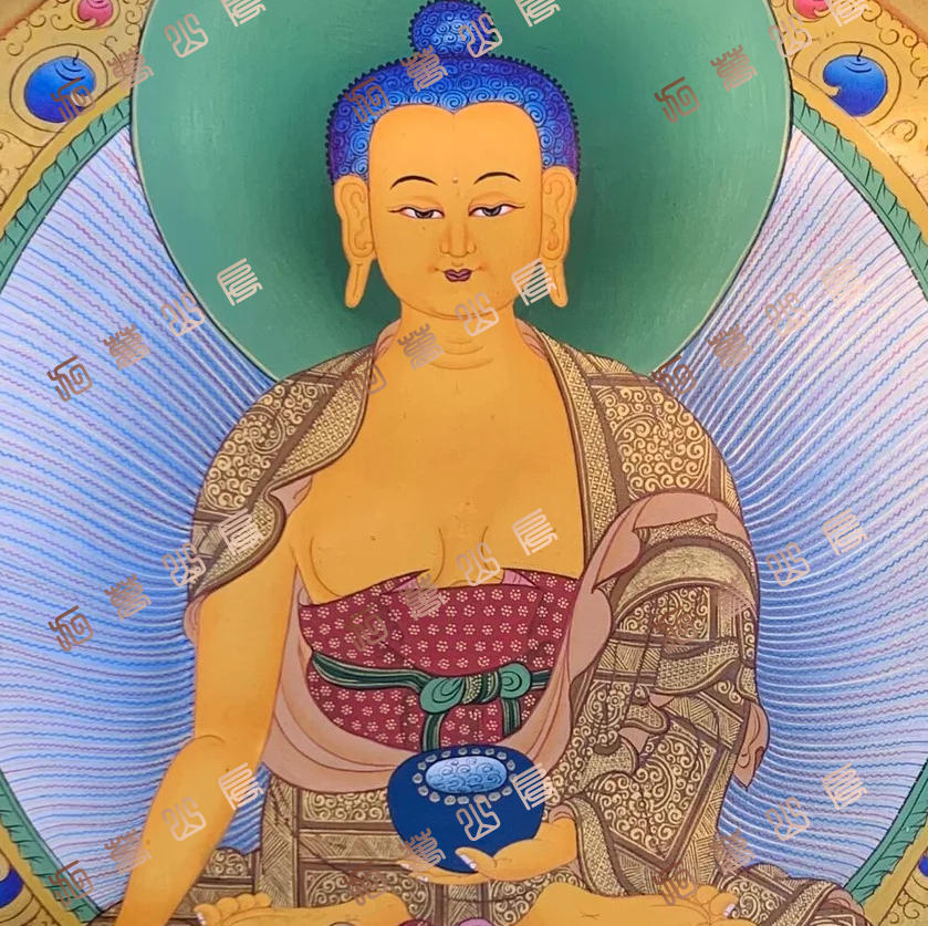 B15佛陀buddha唐卡绘画高清电子图片喷绘临摹素材