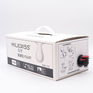 妙沁酸奶3千克 浓醇原味发酵乳无添加代餐酸牛奶低温酸奶 箱家庭装