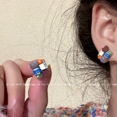 适合春天耳环ins高级感耳饰 爆款 稀奇古怪 小众独特耳钉女2025新款