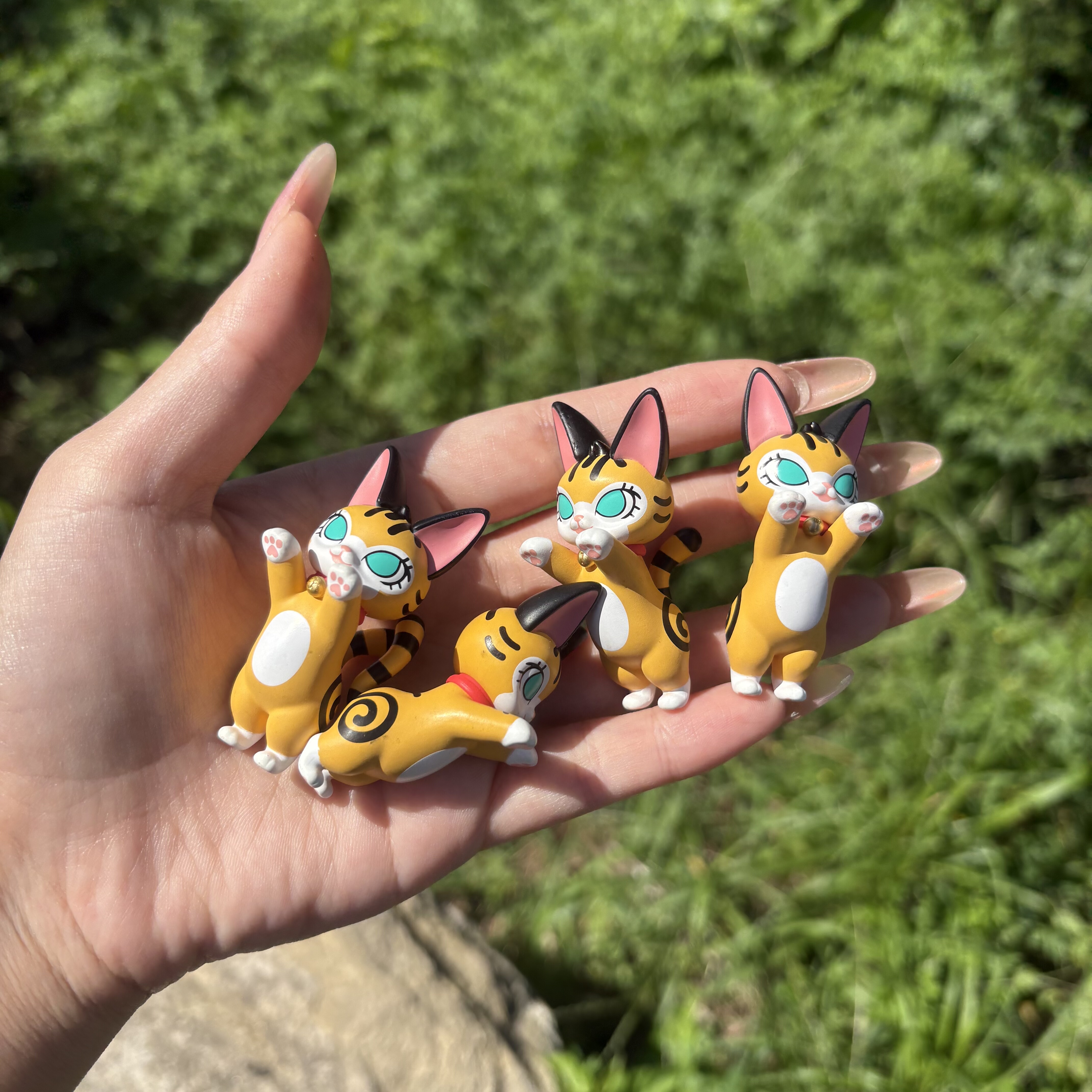 正版散货茉莉的小时候猫咪滴胶奶油胶手机壳挂件串珠手作diy