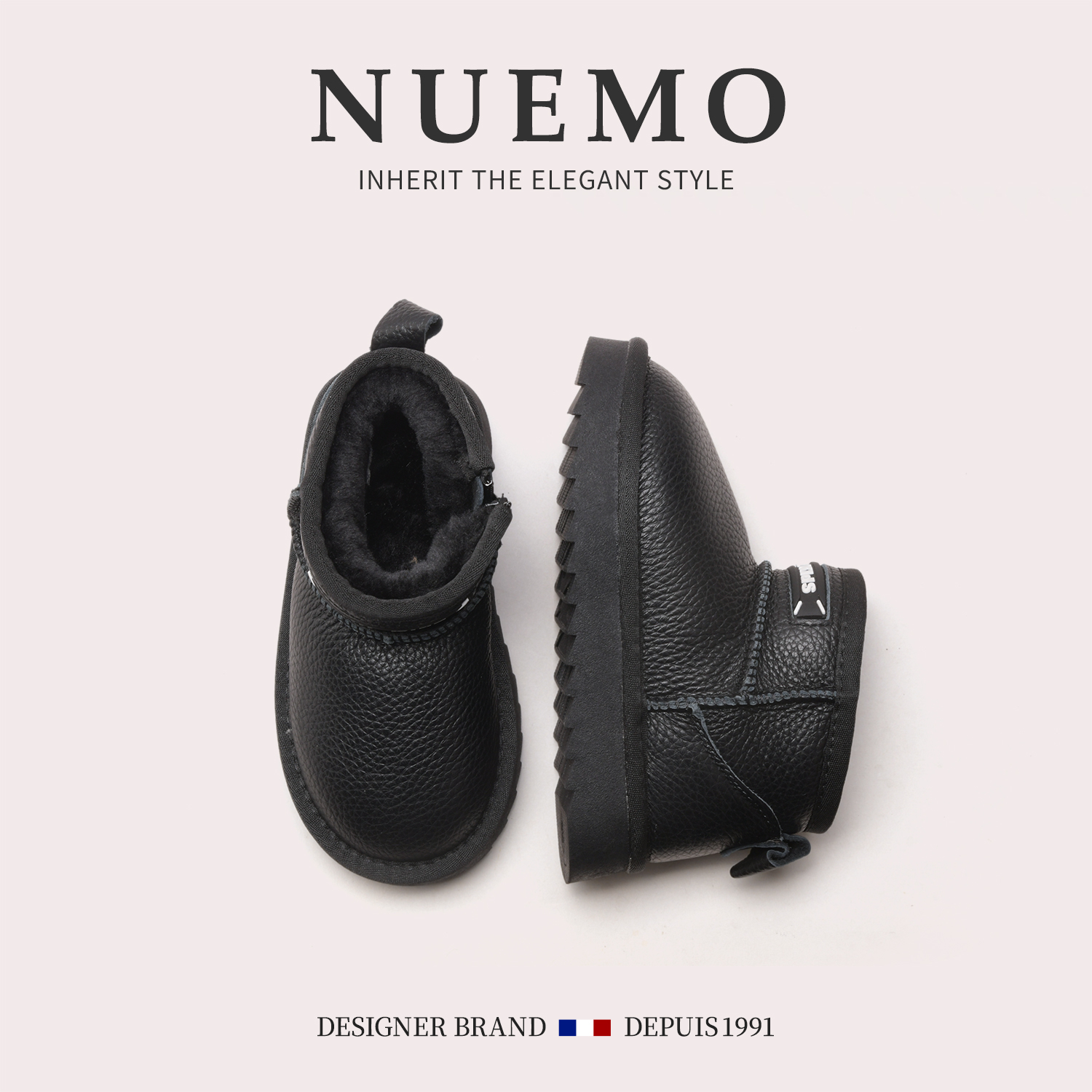 NUEMO童鞋冬天防水防雪雪地棉