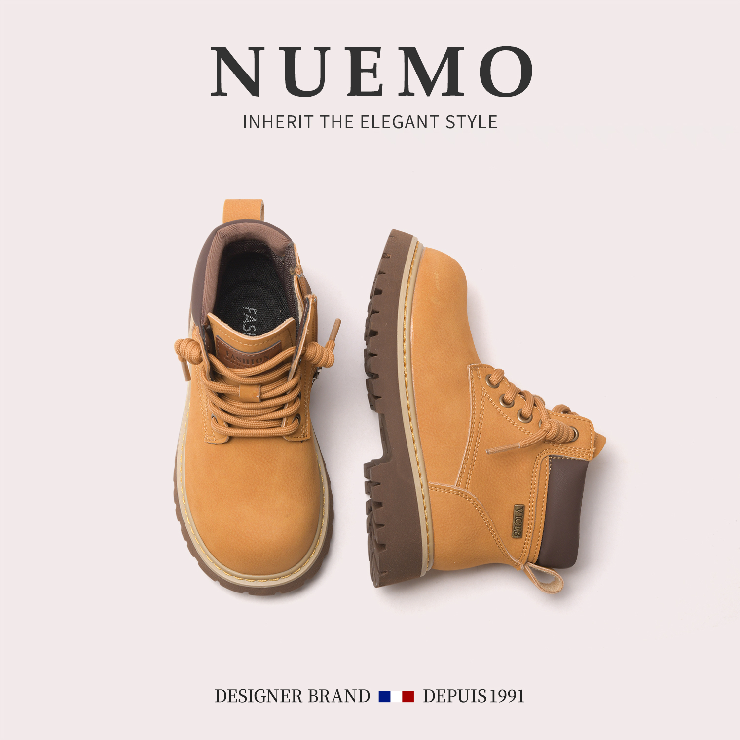 NUEMO童鞋~儿童马丁靴女童短靴