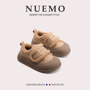 NUEMO童鞋~儿童加绒加厚休闲鞋女童冬天运动鞋面包鞋软底板鞋棉鞋