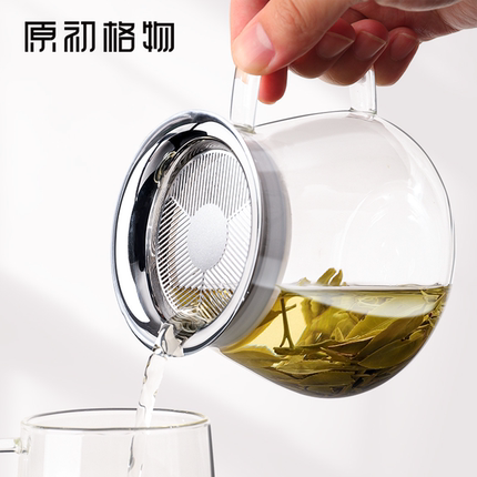 原初格物悦享茶具玻璃泡茶壶茶水分离凉水壶玻璃耐高温家用食品级