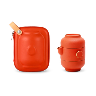 原初格物华彩 旅行茶具套装便携单人茶具高端礼品定制一壶两杯