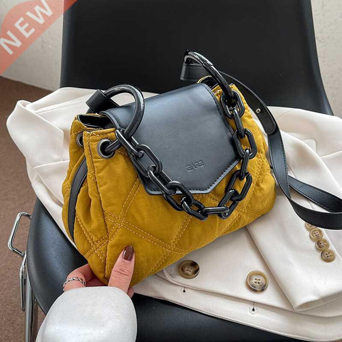 Casual Cute Tote Bag 2022 Hit Winter Quilted Women's Design