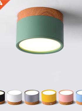 LED Downlight dimmable 5W 7W 9W12W15W Nordic wood modern Led