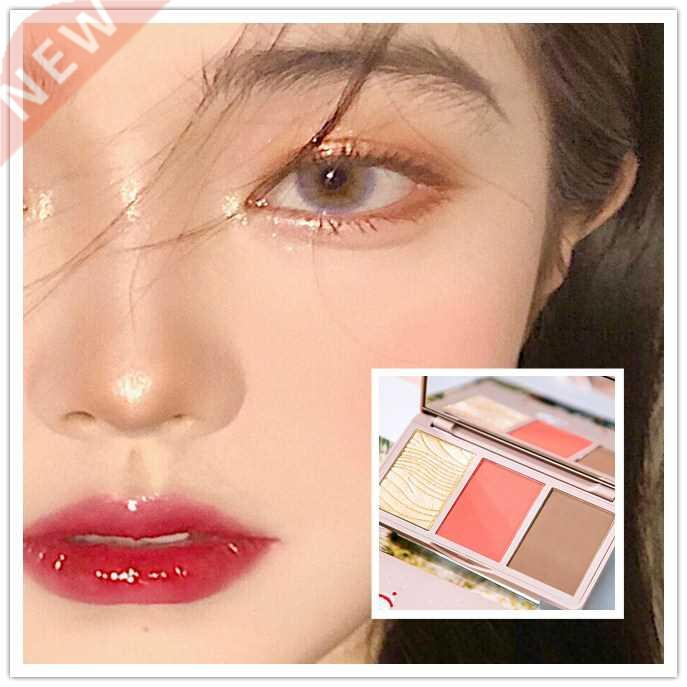XUXU 3In1 3 Color Highlighter High-gloss Long-lasting