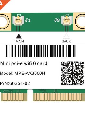 2974Mbps Wifi 6 Dual Band Wireless Half Mini PCI-E Network W