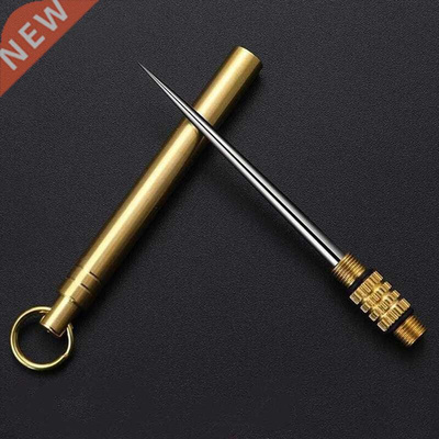 Titanium Outdoor EDC Portable Multi-Purpose Toothpick Bottle