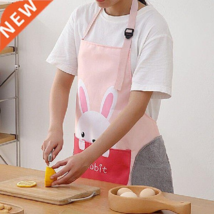 Kitchen Women Cute Cartoon Waterproof Apron Men Women