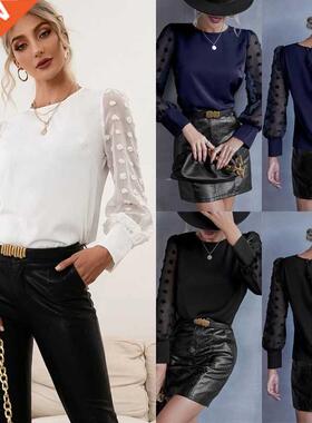 Autumn clothes shirt women shirts Long Sleeve Blouses Green