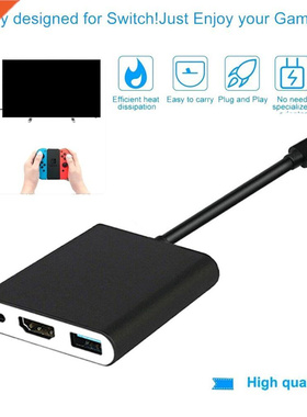 USB-C Charging Port HDMI Output Dongle Video Audio AV Chargi