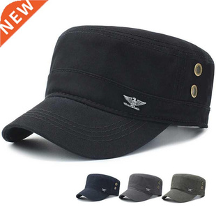 Spring Summer Flat Top Baseball Hats Outdoor Military Hat Me