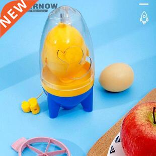 Manual Golden Egg Beater Puller Scrambler Hand White Yolk