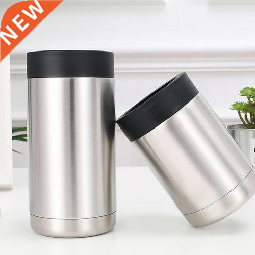 12oz Portable Double Wall Vacuum Flask Insulated Beer Bottle