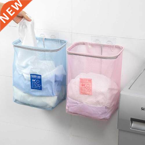 1Pcs Wall-Mounted Dirty Laundry Basket. Collapsible Storage