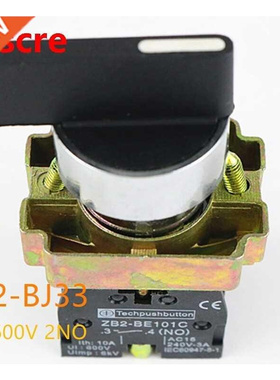 1pcs XB2-BJ33 22mm 50/60Hz 3 position 2NO Maintained Extende