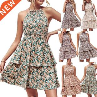 Elegant dresses red Women 2022 Dress gown Deep V floral