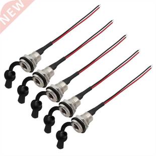 Threaded Con 5.5 Power 2.1mm DC099 Female Socket 5Pcs