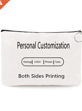 Personal Custom  Logo Makeup Bag Pouch Women Cosmetic Ba