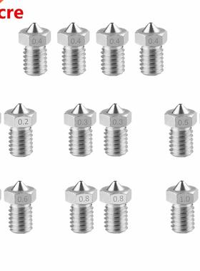 3D Printer Nozzle,16 Pieces Stainless Steel 3D Printer Nozzl