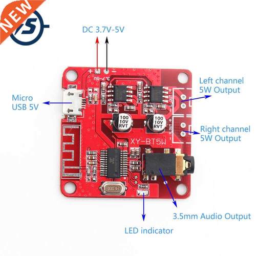 Bluetooth Audio Receiver Amplifier Board 4.2 MP3 Lossless De