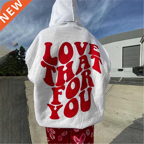 women coats hoodie Y2K street Sweatshirt Vintage winter clot
