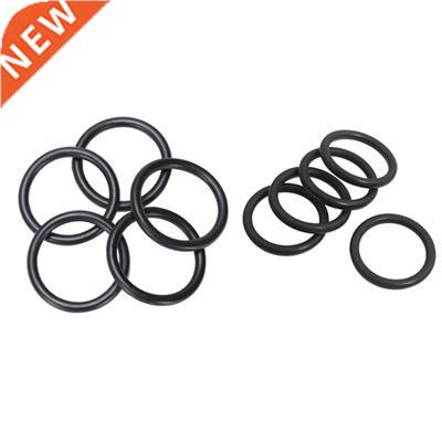 10 Pcs Black Rubber O Ring Oil Seal Gaskets, 5 Pcs 30 X 3.5