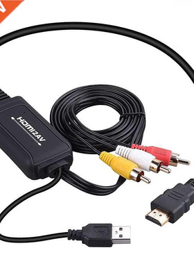 FULL NEW Actve HDM-compatble To RCA Cable Converter 2M HD