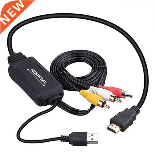 FULL NEW Actve HDM-compatble To RCA Cable Converter 2M HD