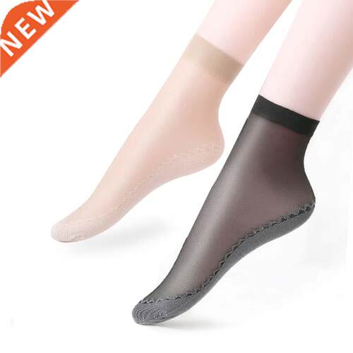 5/10 Pairs New Summer Velvet Silk Women Socks Pack Cotton Bo